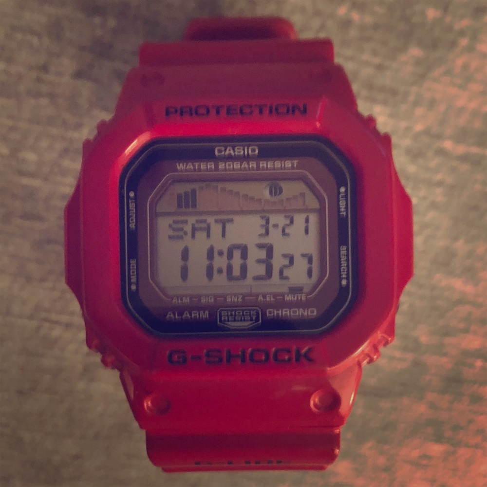 G Shock G Lide RED watch